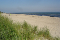 Stranden fra klitterne